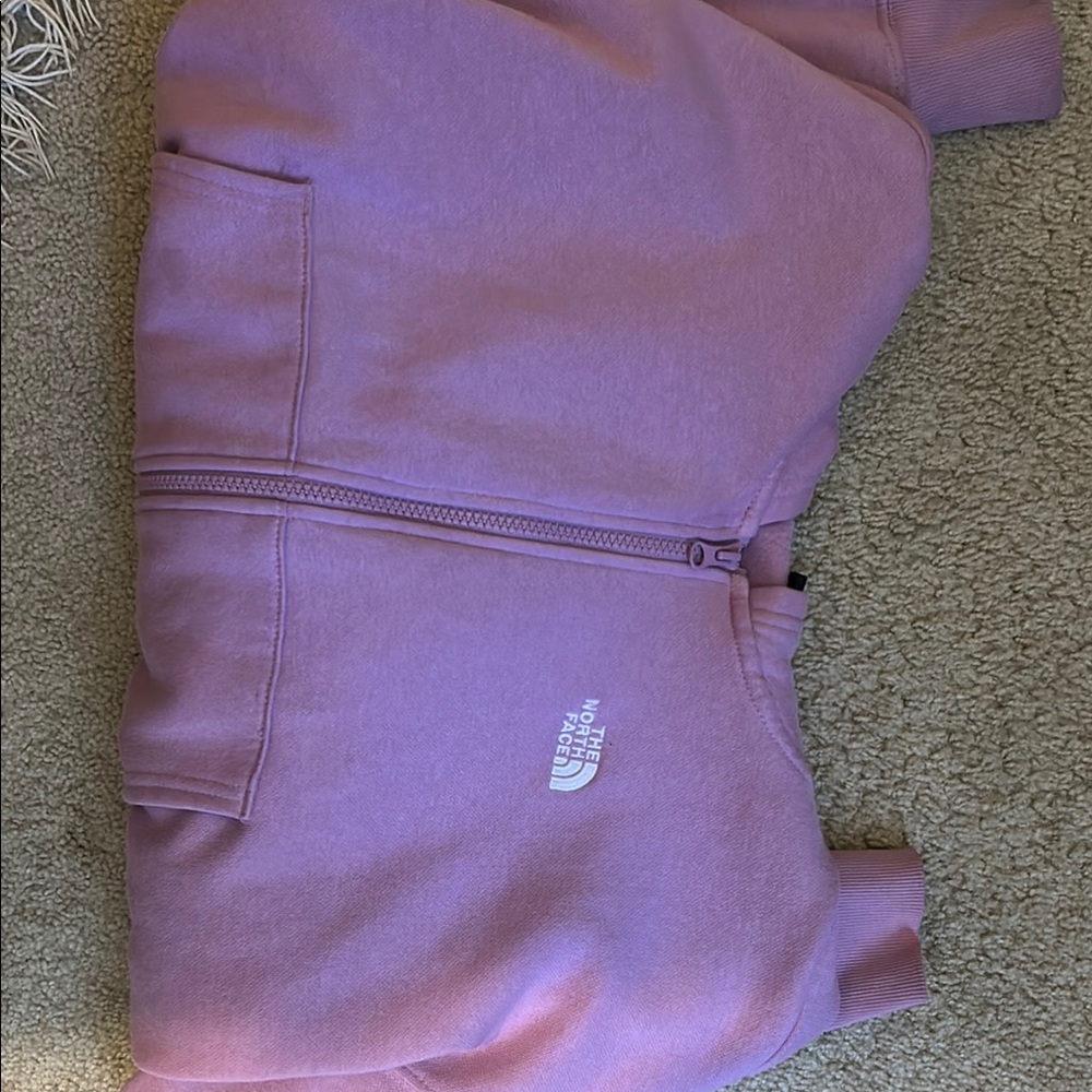 The North Face Lavender Full-Zip Sweatshirt